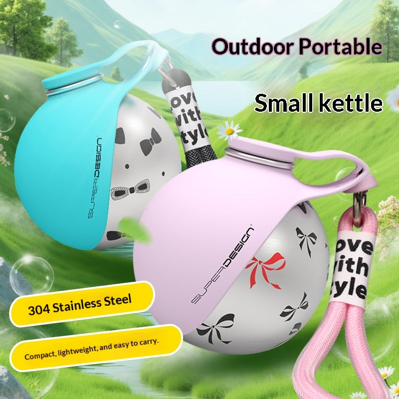 Dog Travel Water Bottle with Built-In Bowl